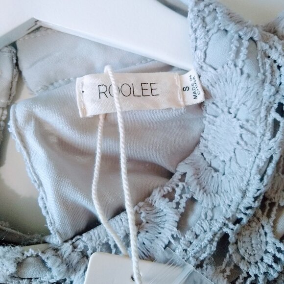 ROOLEE PARTY LACE PLEATED DRESS SIZE S - Picture 13 of 16